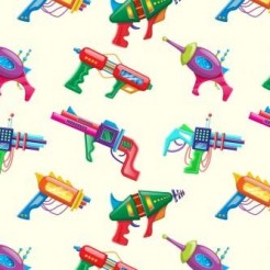 Various Colorful Toy Pistols