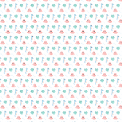 Cute Octopus, Seahorse And Cor