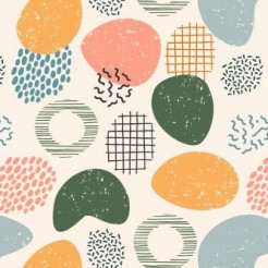 Abstract Large And Small Round