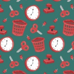 Scissors Basket Book Nails