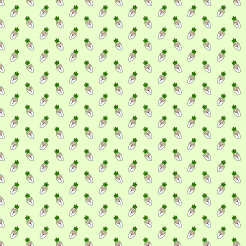 Cute White Radish Sleeping Bag