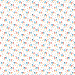 Happy Blue Pink Popsicle