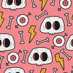 Scary Big Eyes Bones