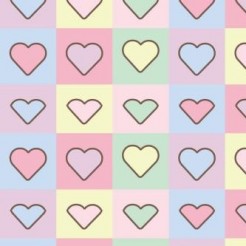 Pink Colored Hearts