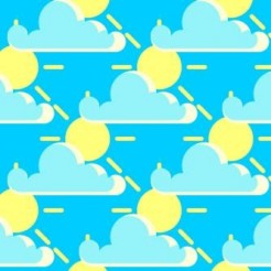 Cloudy And Sunny Day