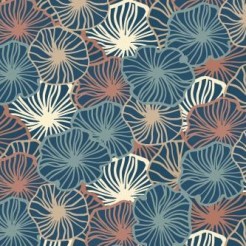 Psychedelic Lines Leaves