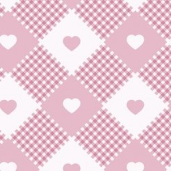 Plaid Interlaced Hearts