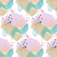 Abstract Line Dot Painting