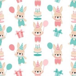 Balloon Bunny Celebrates Birth