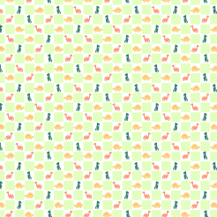 Dinosaur Checkerboard