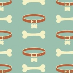Dog Collar With Bones