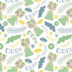 Kitten Wears Elegant Dotted Ou