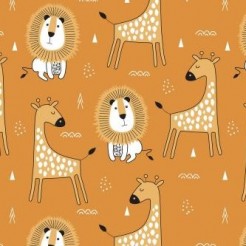 Daze Lion And Giraffe