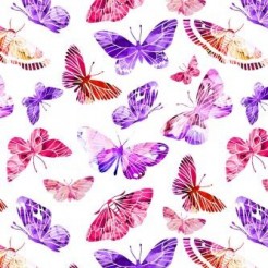 Silhouette Beautiful Butterfly