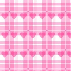 Classic Plaid With Hearts