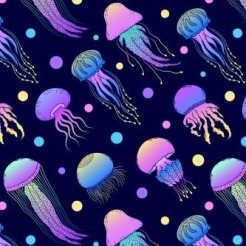 Fantasy Gradient Jellyfish