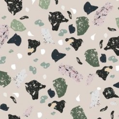 Abstract Mottled Color Blocks