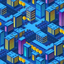 Three-dimensional Urban Buildi