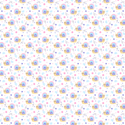 Happy Pink And Blue Snail