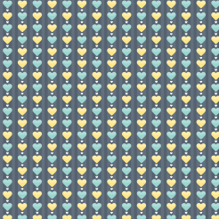 Double Love Hearts Arranged Ne