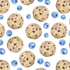 Blueberry Oatmeal Cookies