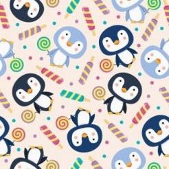 Penguin Holding Lollipop In Ha