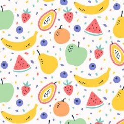 Colorful Mixed Fruits