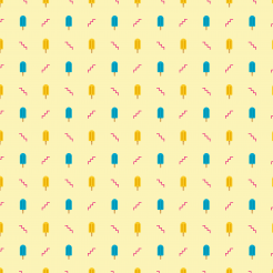 Blue And Yellow Popsicle