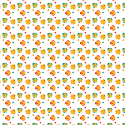 Cartoon Colorful Tropical Fish