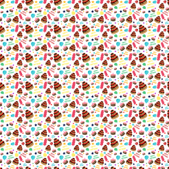 Various Cakes And Balloons