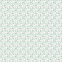 Pink Flowers And Green Leaves