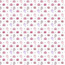 Pink Pumpkin And Ghost