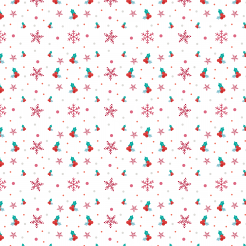 Christmas Berry Snowflakes