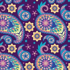Psychedelic Paisley Flower