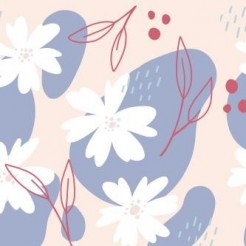 Depicting A Large White Flower