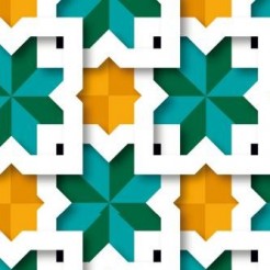 Flower Shape Squares