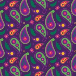 Mini Cute Paisley Flowers