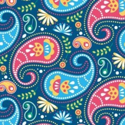 Fresh Paisley Flowers