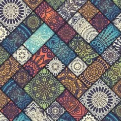 Combination Block Damask