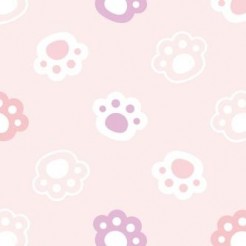 Cute Cat Paw Footprints