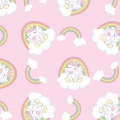 Unicorn On Rainbow Cloud
