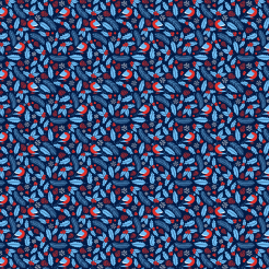 Bullfinch With Berries