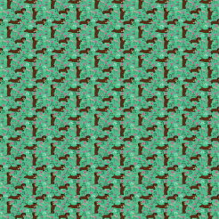 Dachshund In The Garden