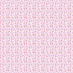 Cartoon Pink And Purple Dolphi