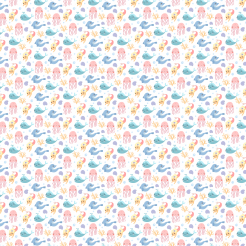 Mermaid And Happy Friends