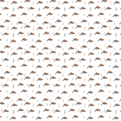 Hand Drawn Ethnic Dolphin