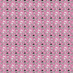 90s Retro Cartoon Pattern