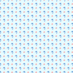 Cartoon Dolphin With Beach Bal