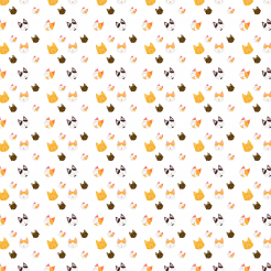 Smiling Happy Cat Head