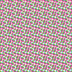 Stitching Color Block Flowers